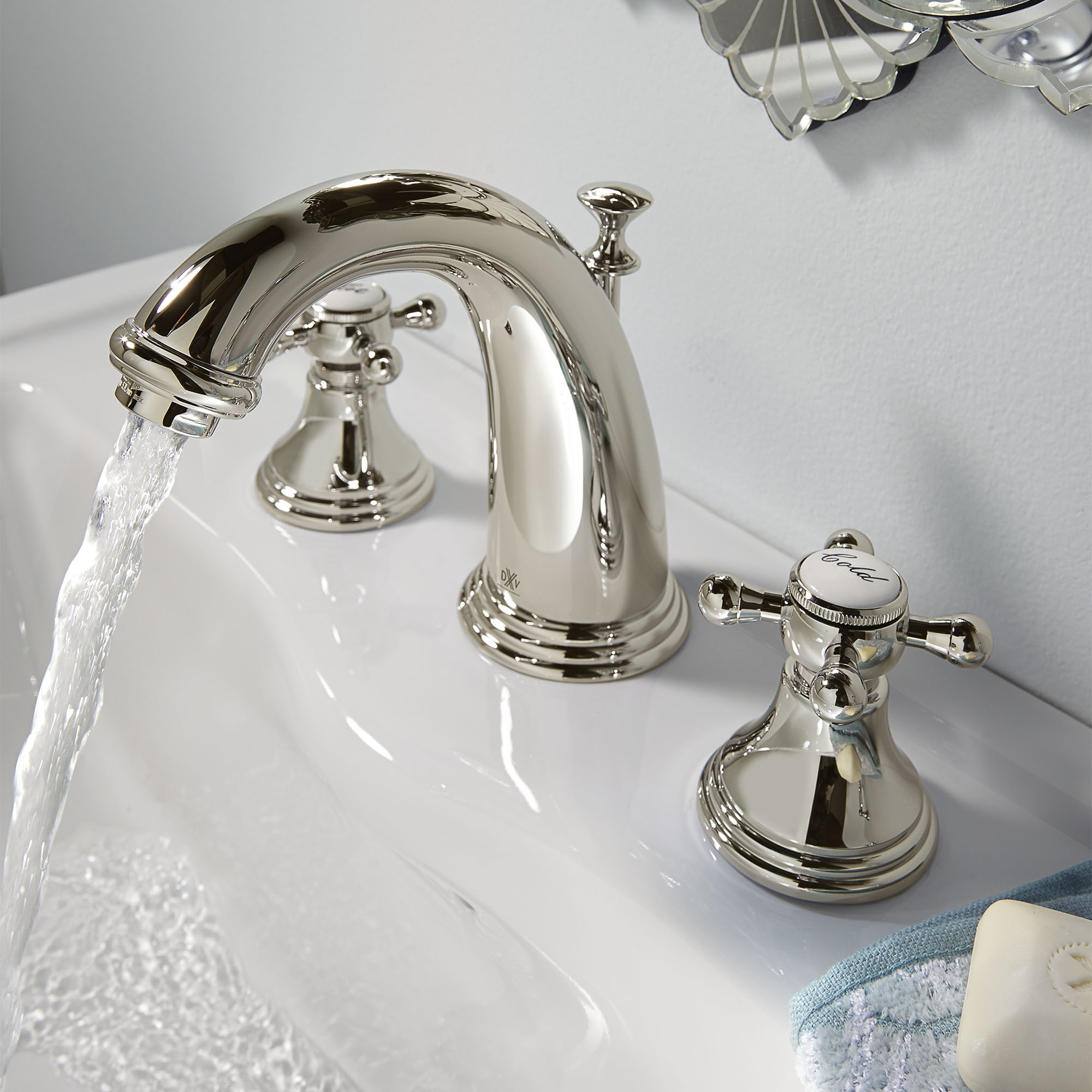 Ashbee® 2-Handle Widespread Bathroom Faucet with Cross Handles